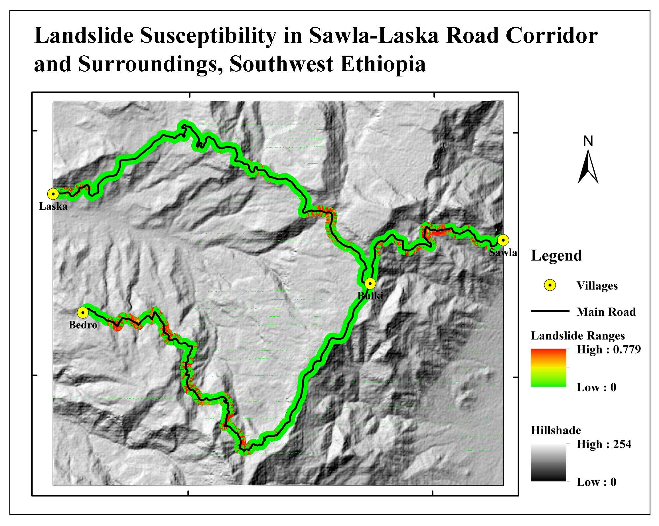 Optimizing Landslide Susceptibility Model Using Artificial Neural Network (ANN) Approach in Sawla-Laska Road Corridor and Surroundings, Southwest Ethiopia