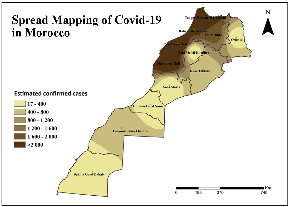 Spread Mapping of Covid-19 in Morocco Using Geospatial Approach